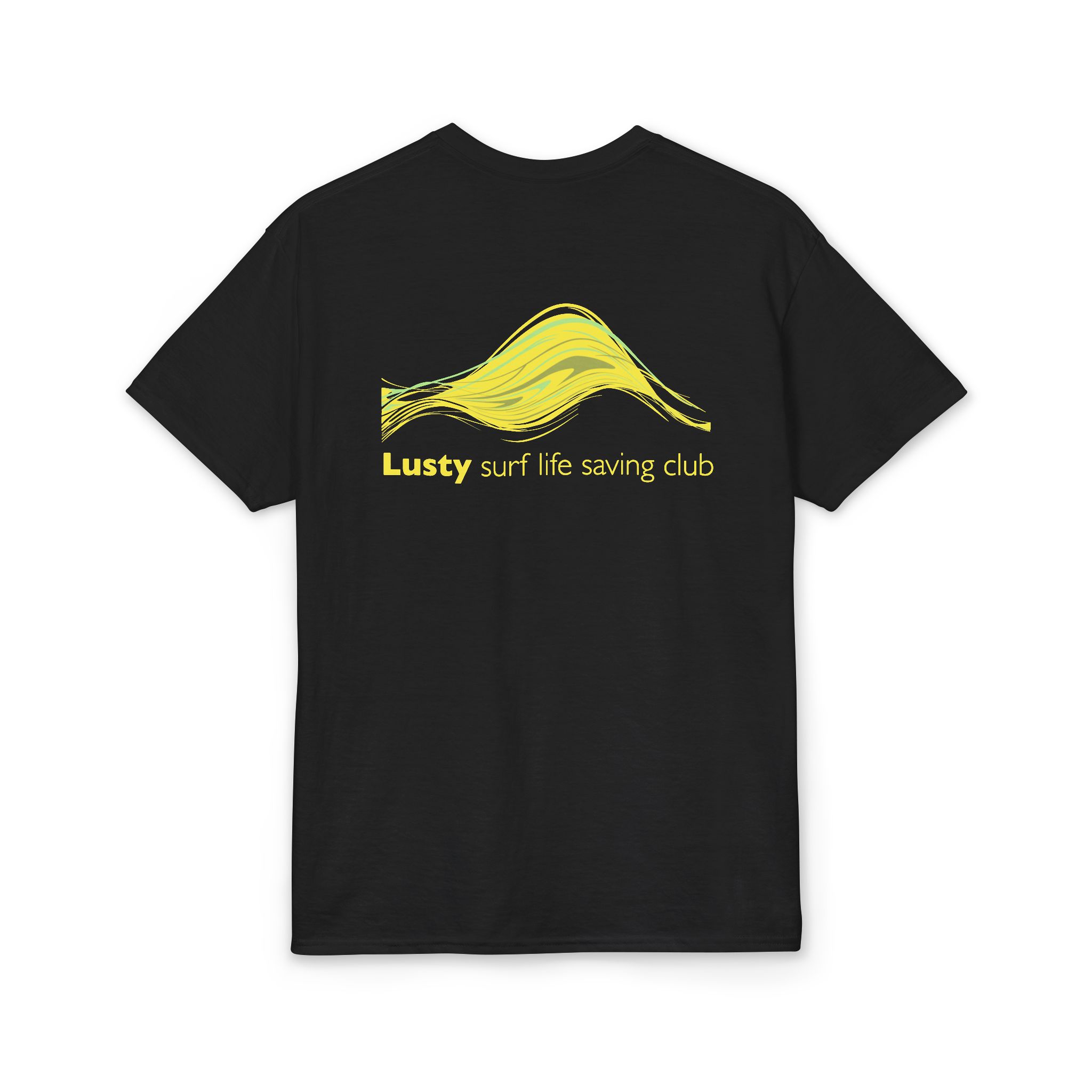 Lusty SLSC Black & Yellow Cotton Club Tee - Image 3
